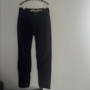 Eddie Bauer Black Corduroy Pants